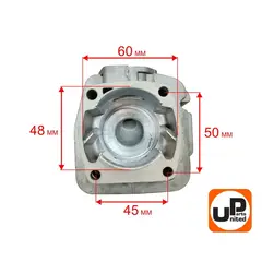 Поршневая группа UNITED PARTS для бензопил 62 куб.см. d47,5мм 90-0519