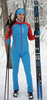 Утеплённый лыжный костюм Nordski Premium Blue/Red 2020 женский