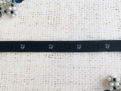 Размерники жаккардовые Тафта 42, ш. 1,2х3,2 см в рулоне 500 шт.