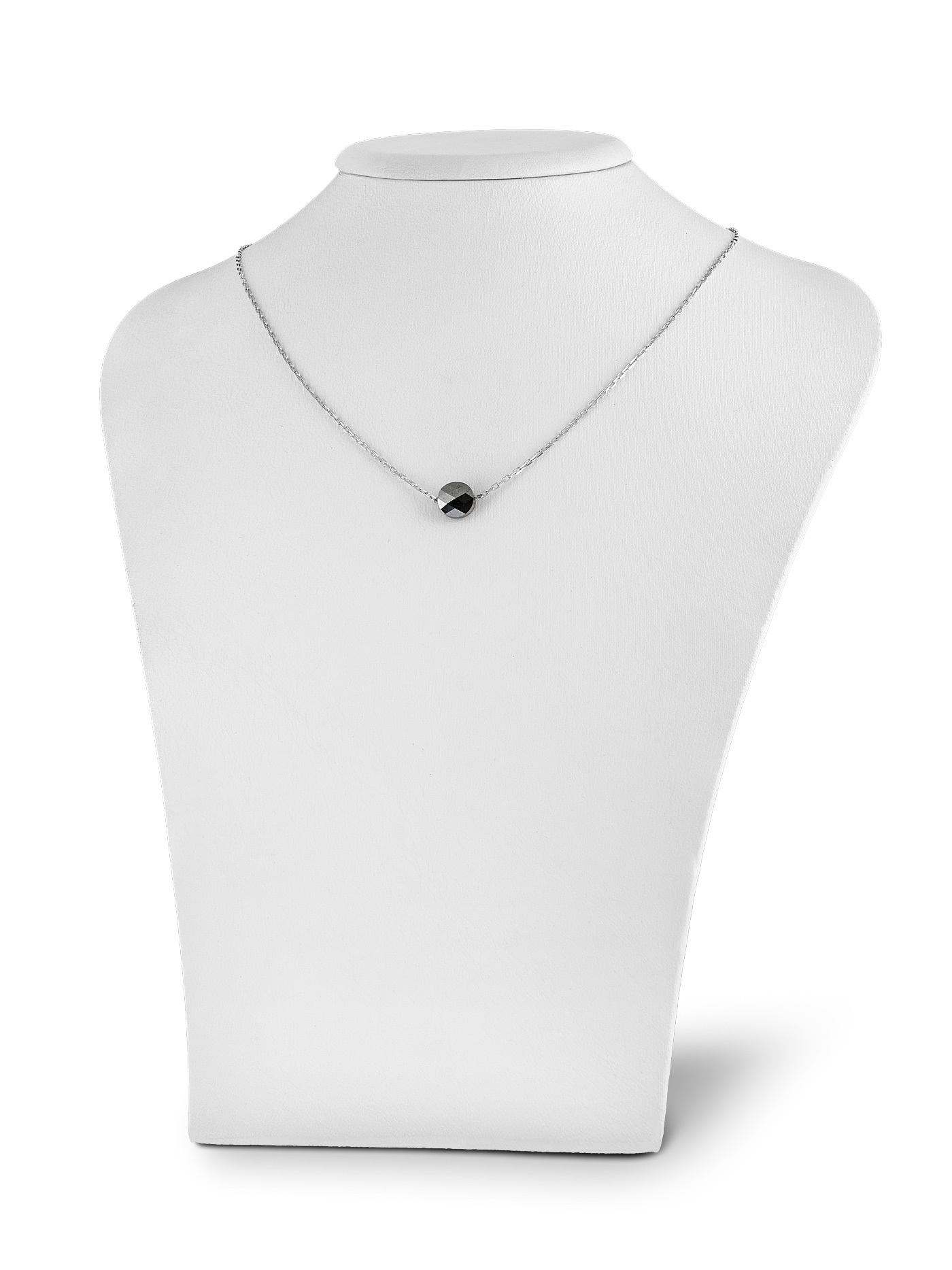 Серебряный чокер с кристаллом Swarovski Silver Night