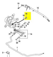 БОЛТ КУЛАКА ПЕРЕД К РЫЧАГУ MATIZ GM