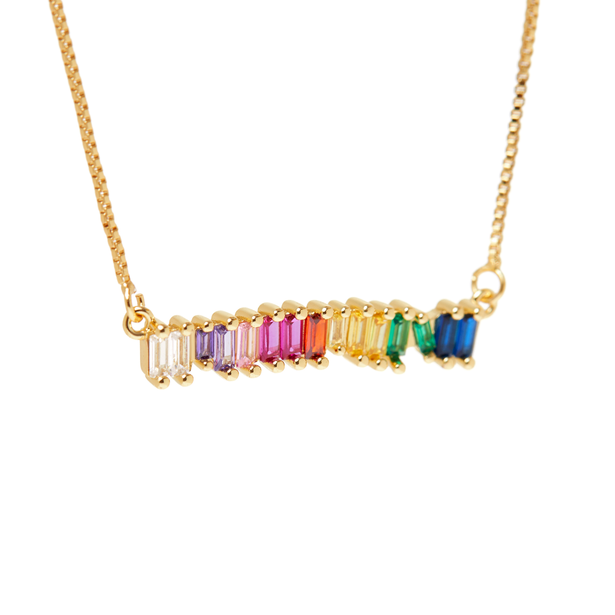 Колье Multi Ballier Baguette Necklace – Gold