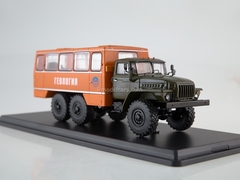 Ural-4320 NEFAZ-42112 shift work bus khaki-orange 1:43 Start Scale Models (SSM)