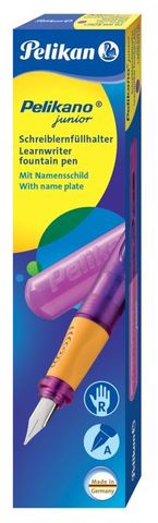 Ручка перьевая Pelikan Pelikano Junior пурпурный A перо сталь нержавеющая для правшей карт.уп. (809122)