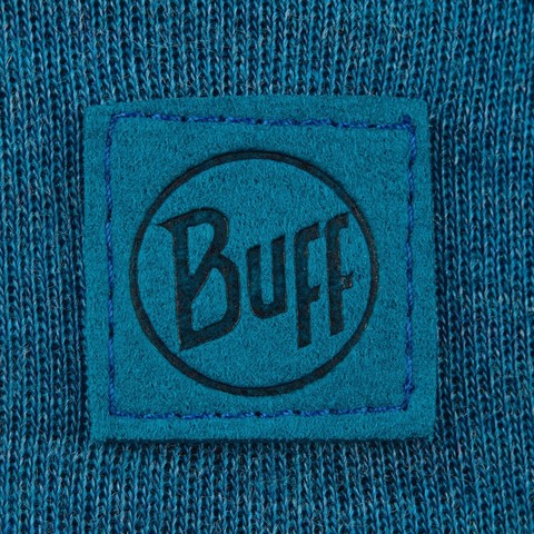 Картинка шарф-труба Buff wool heavyweight Solid Dusty Blue - 3