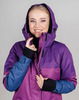 Удлинённая Тёплая Зимняя Куртка Nordski Casual Purple-Iris W