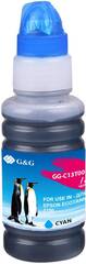 Чернила G&G GG-C13T00R240 голубой 70мл для Epson EcoTank 7700/7750