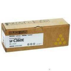 Принт-картридж Ricoh SP C360E, желтый. Ресурс 1500 стр. (408191)