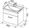 Aquanet 287634 Набор Верона 50 цв.черный матовый (раковина Aquanet) (287634)