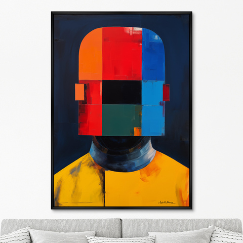 ArtNoMore - Репродукция картины на холсте Vibe collection, Modernist Divers, No 2, 2024г.