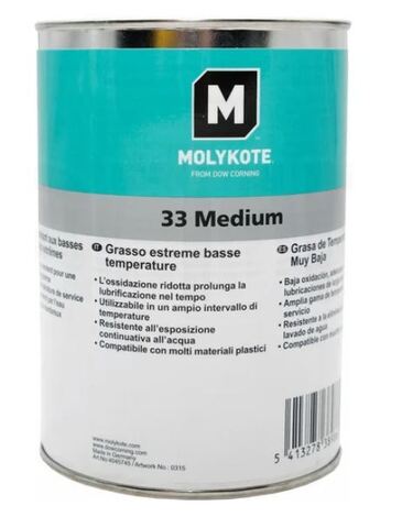 Molykote 33 Medium - морозо- и термостойкая пластичная смазка - 1 кг