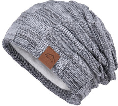 Шапка удлиненная Skully ZZM-998 11(light grey) - 2