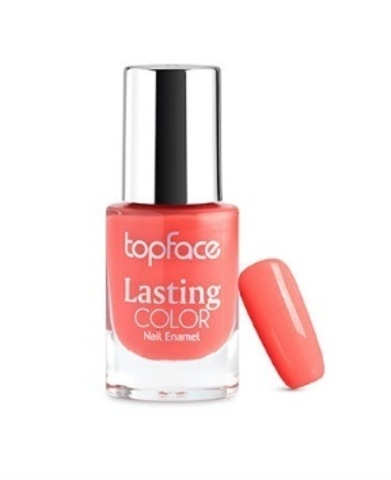 Topface Лак для ногтей Lasting color тон 77 насыщенный коралл - PT104 (9мл)