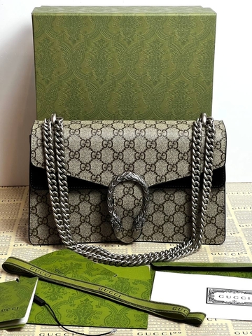 Сумка Gucci Dionysus GG Supreme Small бежевый/черный