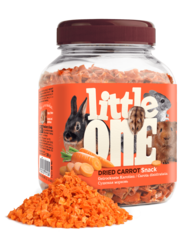 Little one лакомство для всех видов грызунов сушеная морковь