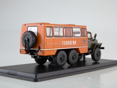 Ural-4320 NEFAZ-42112 shift work bus khaki-orange 1:43 Start Scale Models (SSM)