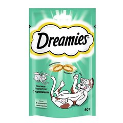 Dreamies лакомство для взрослых кошек с кроликом 60 г