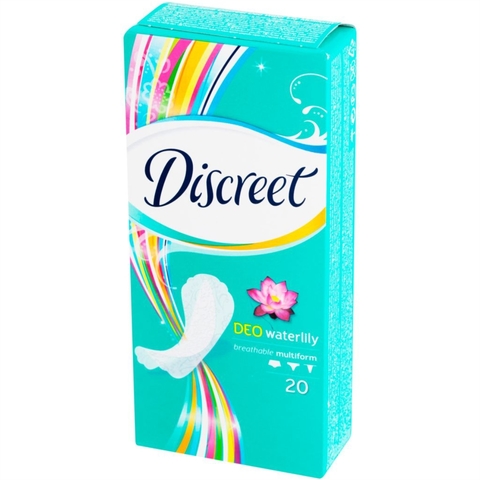 Прокладки ежедн DISCREET Deo Water Lily Single 20 шт