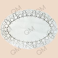 Салфетка бумажная ажурная 270*350 мм (овал) (250шт/упак)