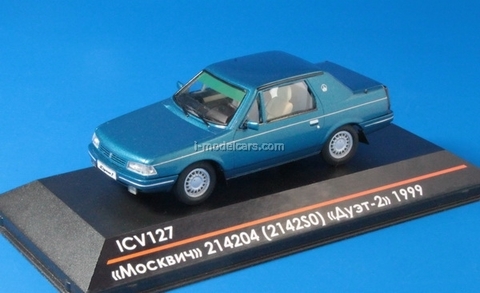 Moskvich-214204 (2142S0) Duo-2 1999 Limited Edition of 75 blue-green metallic 1:43 ICV127