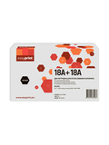 18AD Двойная упаковка картриджа EasyPrint LH-CF218AD для HP LJ Pro M104a, M104w, M132a, M132fn, M132fw, M132nw (2шт.x1600 стр.) с чипом