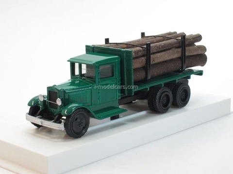 ZIS-5 Timber trailers third axis roll up LOMO-AVM 1:43