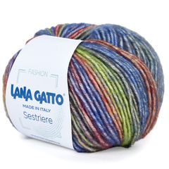 LANA GATTO SESTRIERE (70% хлопок, 18% мериносовая шерсть, 12% альпака, 50 гр/100 м)