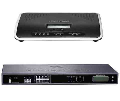 Grandstream UCM6208 - IP ATC. До 800 абонентов / 100 одновременных вызовов, до 6 конф., до 32 участников в конф., 2хFXS, 8xFXO, 1xWAN, 1xLAN