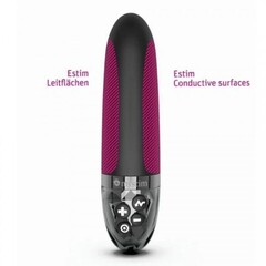 Вибратор Mystim Sleak Freak с электростимуляцией, черный