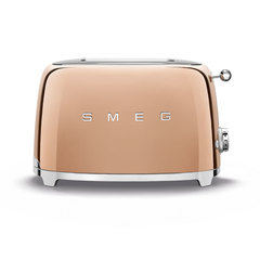 Тостер Smeg Стиль 50-х годов для 2 тостов розовое золото