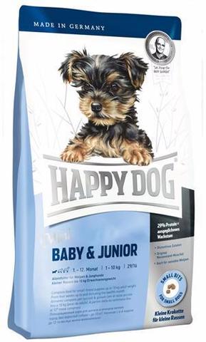 Happy Dog Supreme - Mini Baby & Junior сухой корм для собак щенков мелких пород 300г