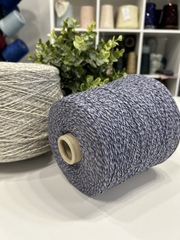 Як  50% с мериносом 50% Natural Fantasy SUPERYAK 460  сине-серое мулине