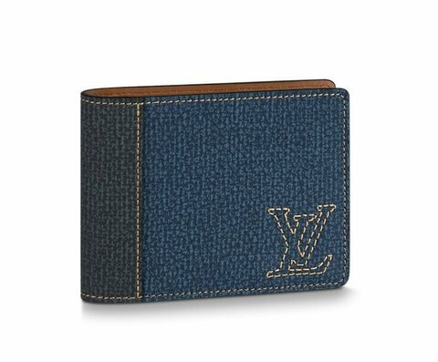 Бумажник Louis Vuitton Multiple синий