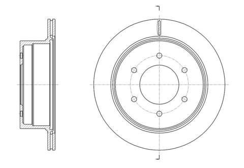 Диск тормозной вентилируемый G-brake  GR-21593