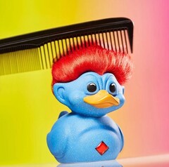 Уточка Tubbz: Trolls- Blue Glitter Troll