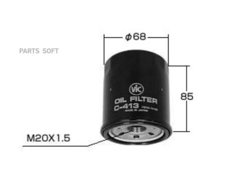 Фильтр  масляный  VIC  C-413