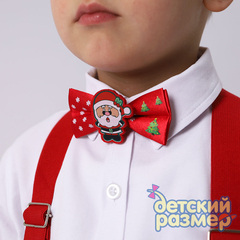 Набор (подтяжки + бабочка) новогодний