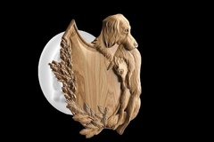 Силиконовый молд № 0316 рамка охотничья