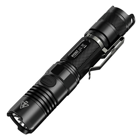 Фонарь ручной Nitecore P12GT, чёрный, светодиодный, 18650/CR123 (14011)