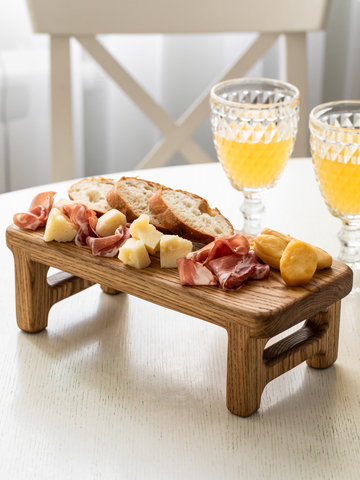 Antipasti Oak Pedestal Serving Board