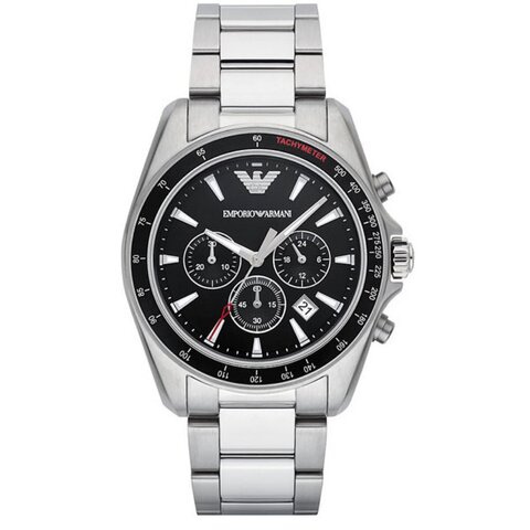 Наручные часы EMPORIO ARMANI AR6098 серебряный, черный