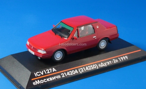 Moskvich-214204 (2142S0) Duo-2 1999 red 1:43 ICV127A