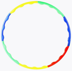 Обруч Разборной цветной, массажный, диаметр 76 см, толщина 3см