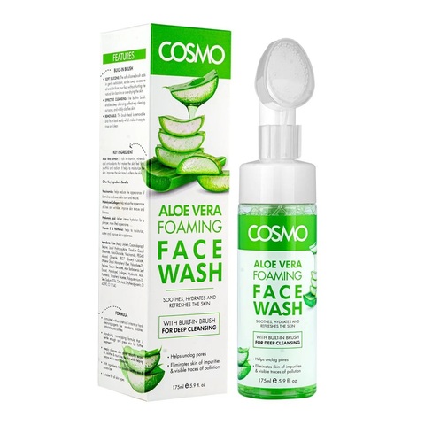 COSMO Aloe Vera foaming face wash пенка-умывашка 175 ml