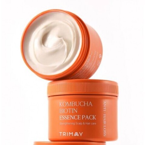 Маска от выпадения волос и кожи головы Trimay Kombucha Biotin Anti-Hair Loss Essence Pack, 180мл