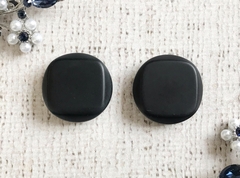 Пуговицы костюмные на полуножке, d 2,5 см, чёрный