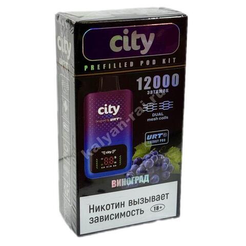 City Energy Pro URT POD Kit - Виноград 12000 затяжек