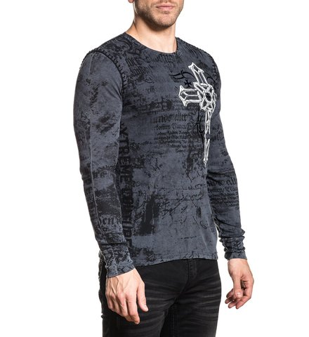 Xtreme Couture | Пуловер мужской Darker Side Thermal X1846I от Affliction правый бок