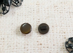 Пуговицы блузочные на ножке "карамелька", d 11 мм, коричневый