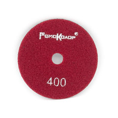 74-5-040 Круг алмазный гибкий шлифовальный АГШК / ЧЕРЕПАШКА, 100 мм, № 400, сухая шлифовка (РемоКолор)